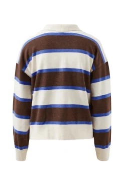 Ceres Life Jessa Rugby Knit - Chocolate Stripe