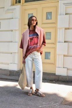Ceres Life Liv Oversized Tee - Ginger/Farmers Market