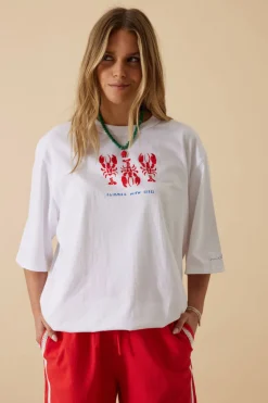 Ceres Life Liv Oversized Tee - Summer Lobsters