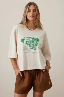 Ceres Life Macy Print Tee - Buff/Burleigh Heads