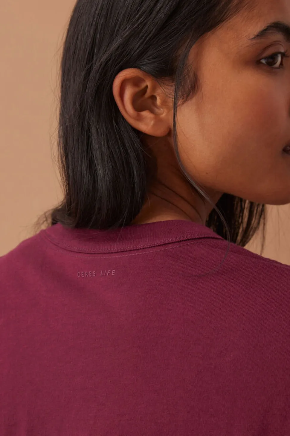 Ceres Life Phoebe Premium Tee - Pomegranate