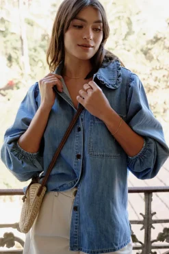 Ceres Life Savannah Denim Shirt - Vintage Blue