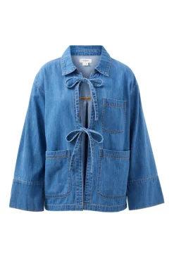 Ceres Life Tie Denim Jacket - Fresh Indigo