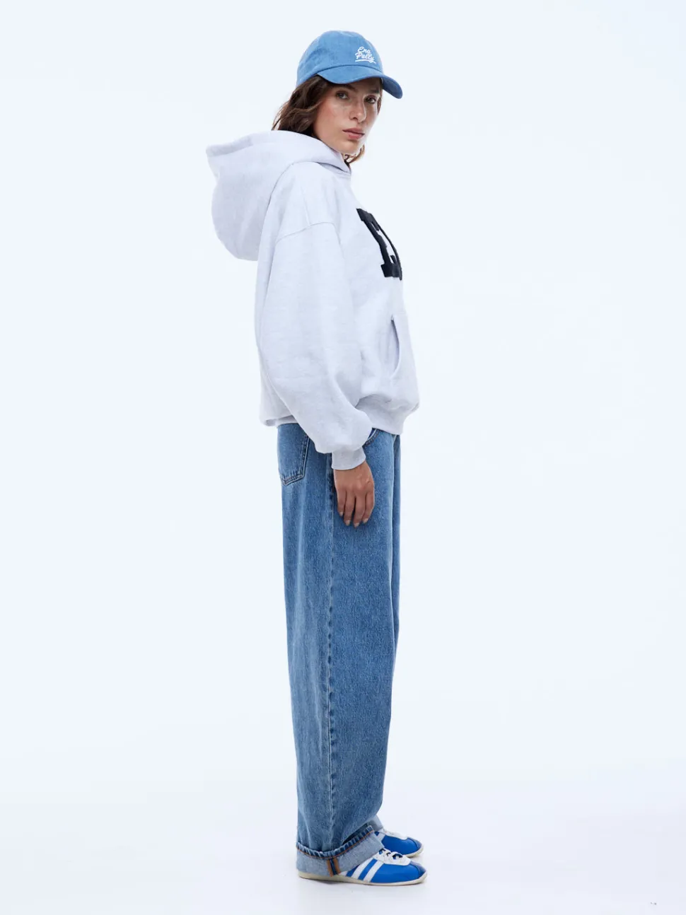 Ena Pelly EP Hoodie - White Marle