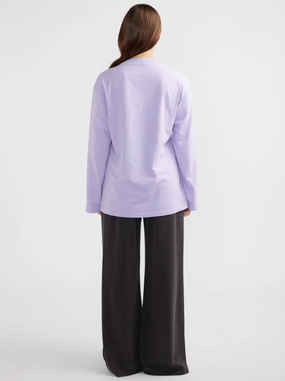 Ena Pelly Flame Jersey Long Sleeve Tee - Pink