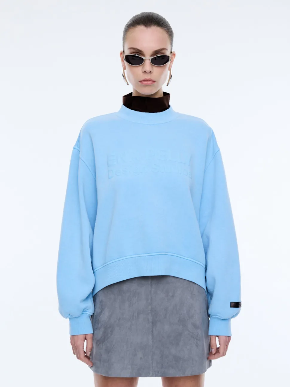 Ena Pelly Timeless Sweatshirt - Cornflower