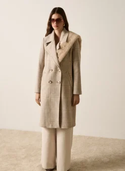 Esmaee Edition Coat - Cream Check