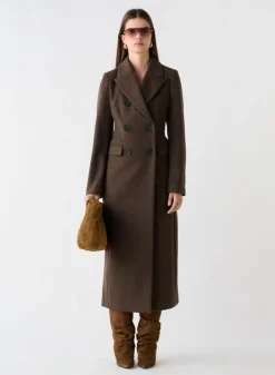 Esmaee Reference Tailored Coat - Espresso
