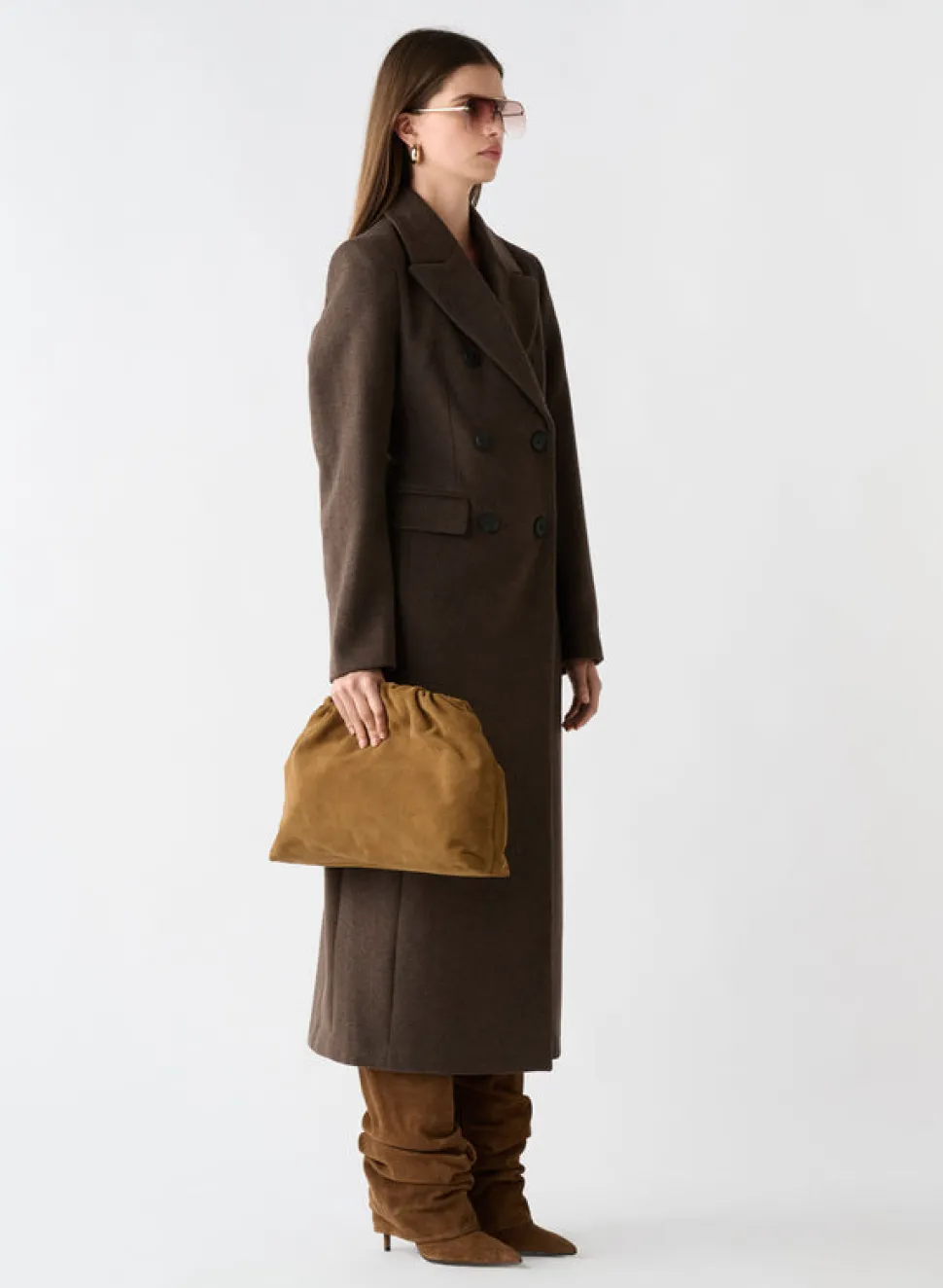 Esmaee Reference Tailored Coat - Espresso