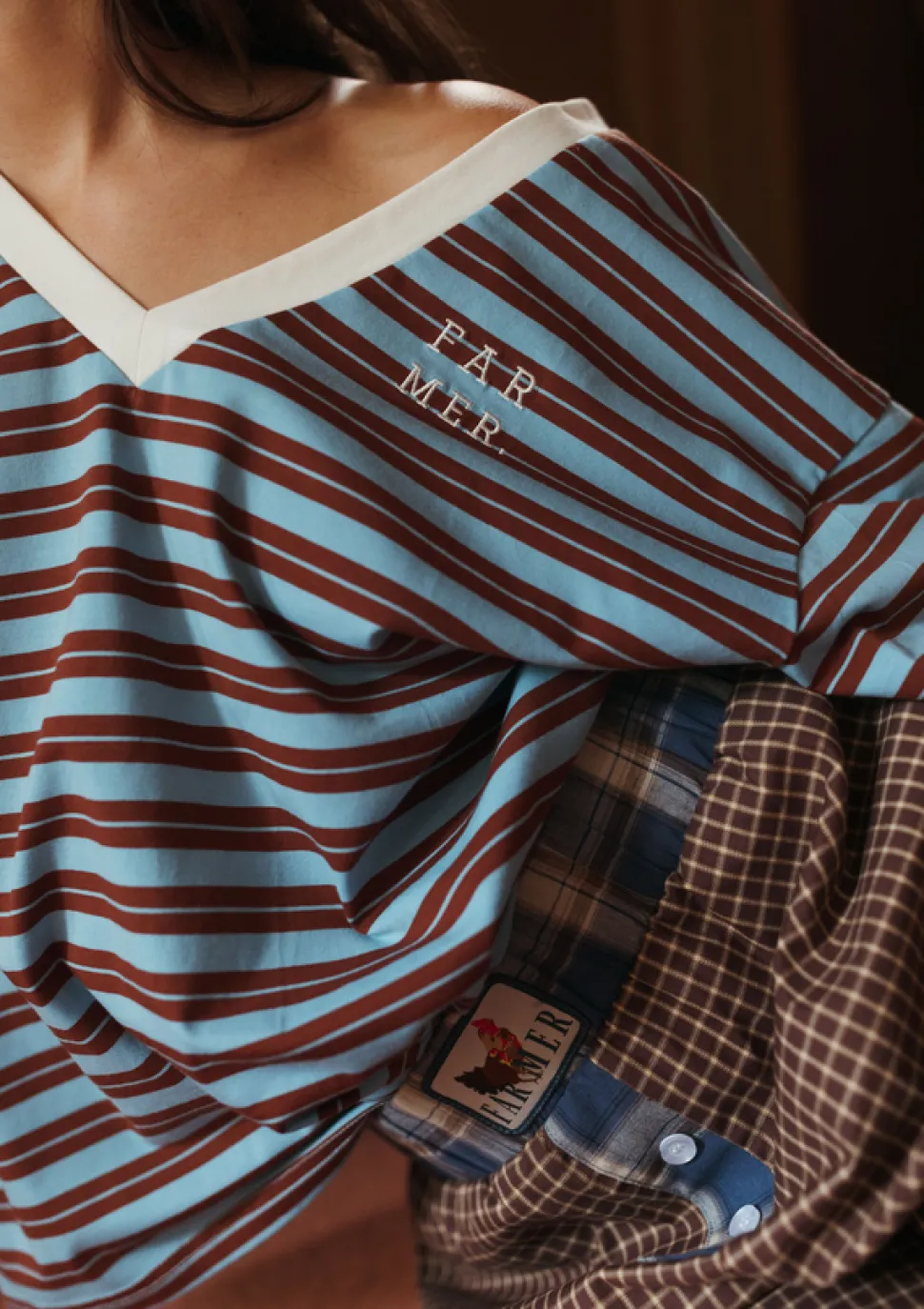 FAR MER Heartbreak Blues Jersey Vee