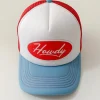 FAR MER Howdy Patch Trucker Cap