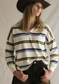 FAR MER Jersey - Blue/Brown