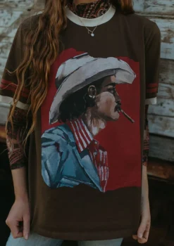 FAR MER Most Wanted Tee - Brown