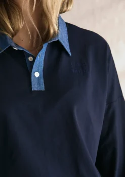 FAR MER Navy Polo - Navy