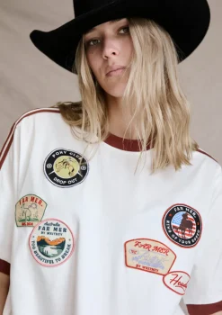 FAR MER Patches Tee - White