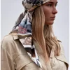 FAR MER Silk Scarf Large - Farm Mornings