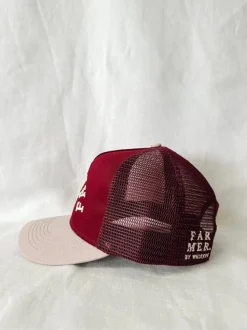 FAR MER Trucker Cap - Maroon