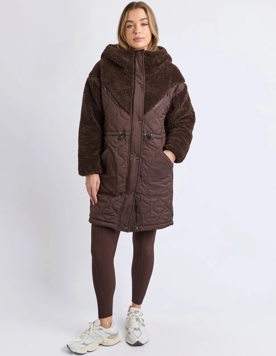 Foxwood Annabella Longline Anorak - Coffee