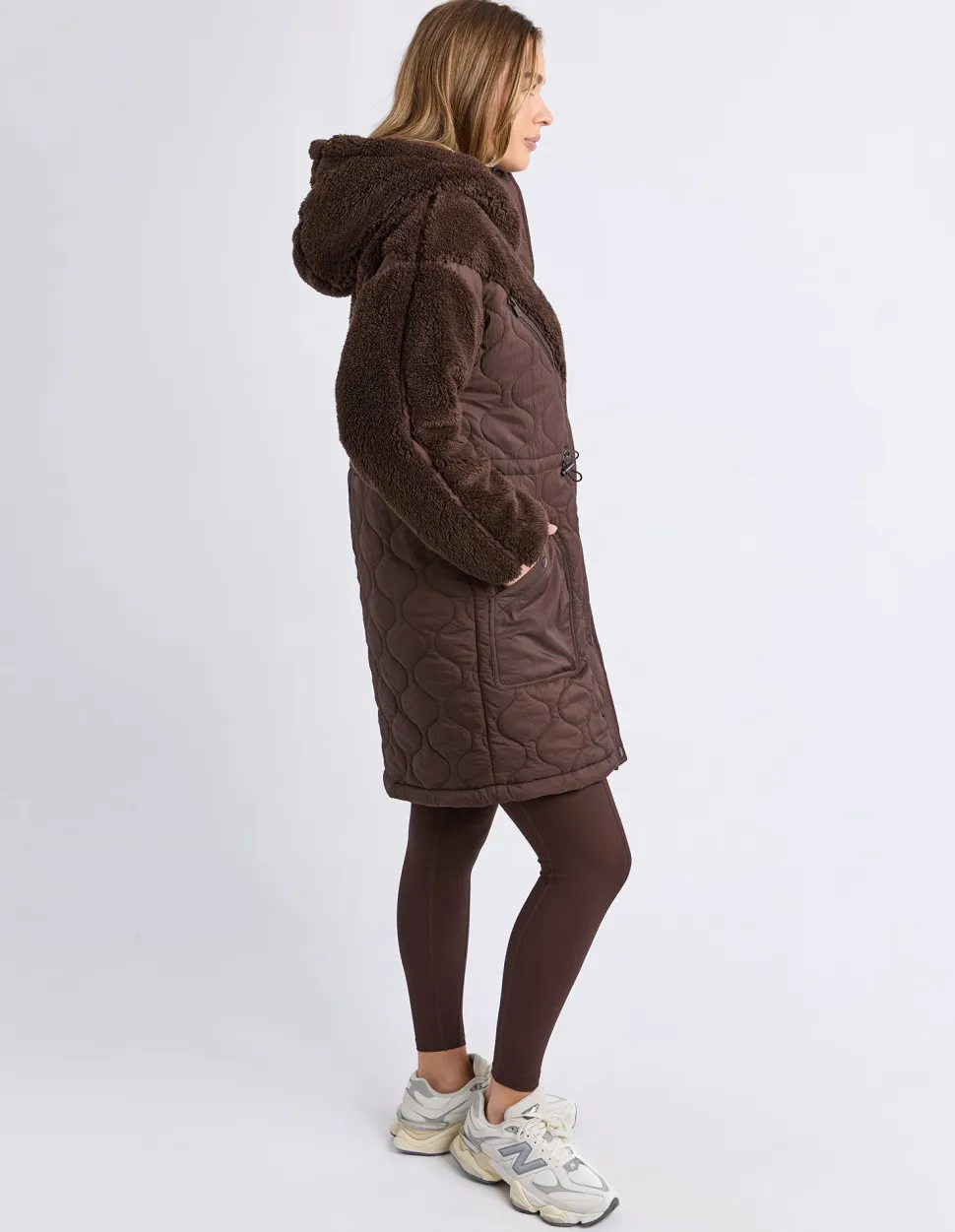 Foxwood Annabella Longline Anorak - Coffee