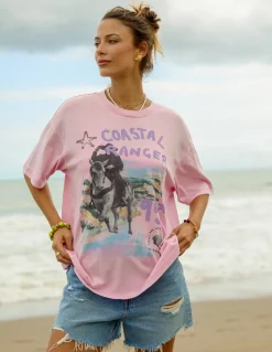 Foxwood Coastal Ranger Tee - Bubblegum Pink