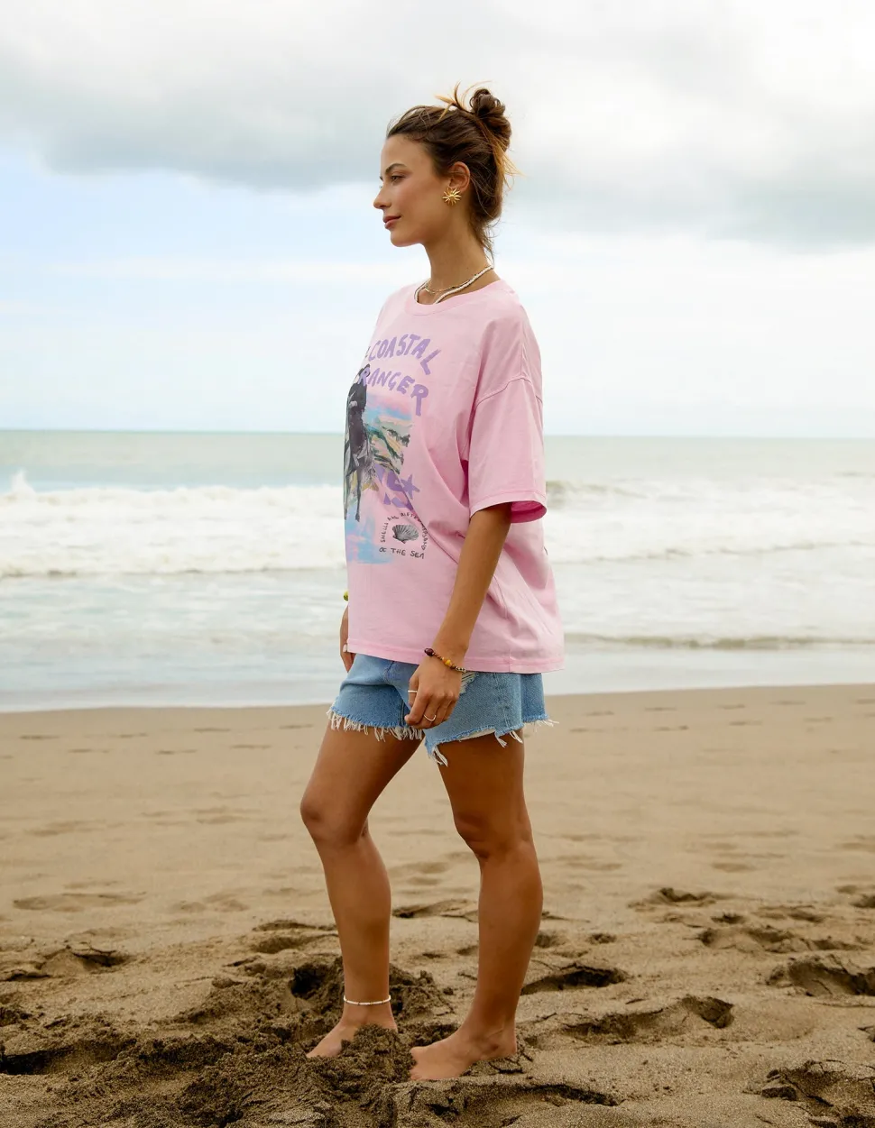 Foxwood Coastal Ranger Tee - Bubblegum Pink