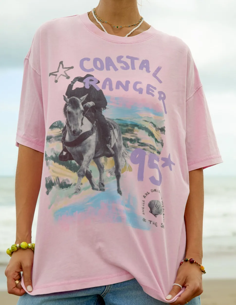 Foxwood Coastal Ranger Tee - Bubblegum Pink