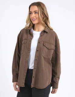 Foxwood Daisy Overshirt - Chocolate