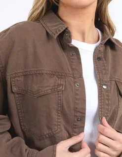 Foxwood Daisy Overshirt - Chocolate