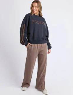 Foxwood Eleveated Sunday Crew- Navy