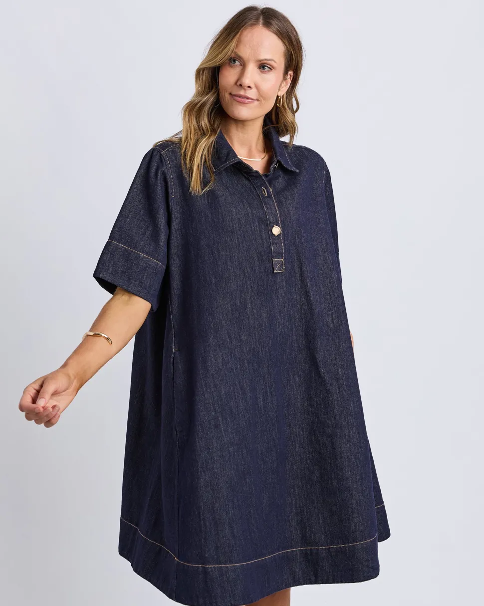 Foxwood Julian Dress - Indigo
