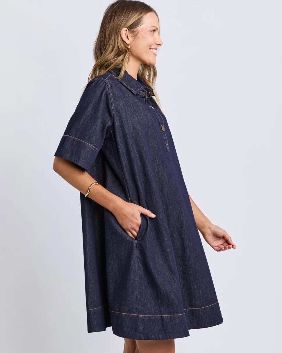 Foxwood Julian Dress - Indigo