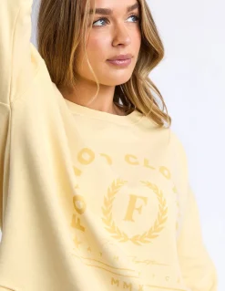 Foxwood Medalion Crew - Lemon