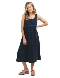Foxwood Sage Dress - Navy