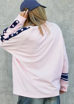 Hammill & Co Live The Dream Long Sleeve Tee - Pink