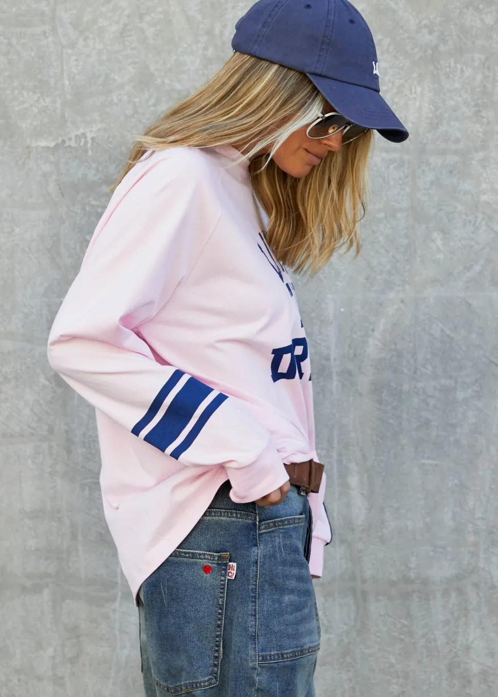 Hammill & Co Live The Dream Long Sleeve Tee - Pink