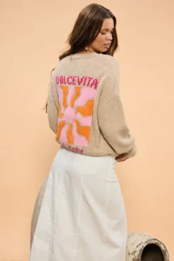 Holiday Dolce Vita Knit - Oatmeal