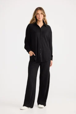 Home Love Ivy Shirt - Black