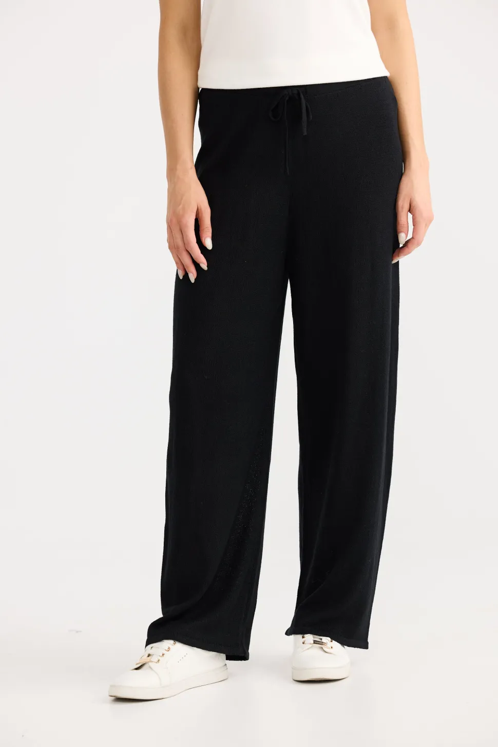 Home Love Ruthie Knit Pant - Black