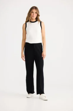 Home Love Ruthie Knit Pant - Black