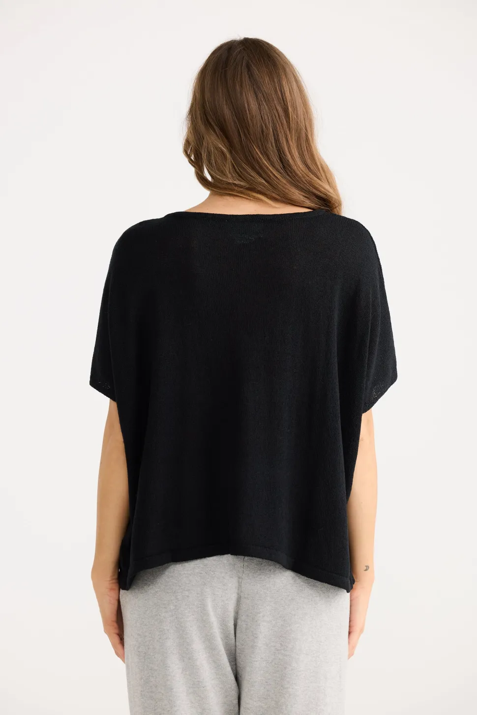 Home Love Ruthie Knit Top - Black