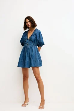 Kinney Pia Mini Dress - Denim