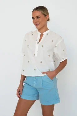 Kireina Mariana Top - White