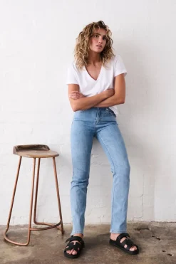 Kireina Vacay Jean Long- 70's blue