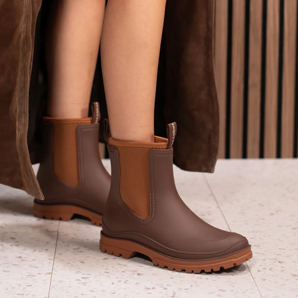 Los Cabos Amelia Rainboot - Chocolate