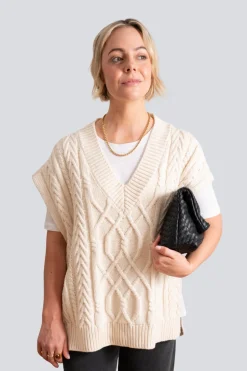 Maxted Avery Vest - Ivory