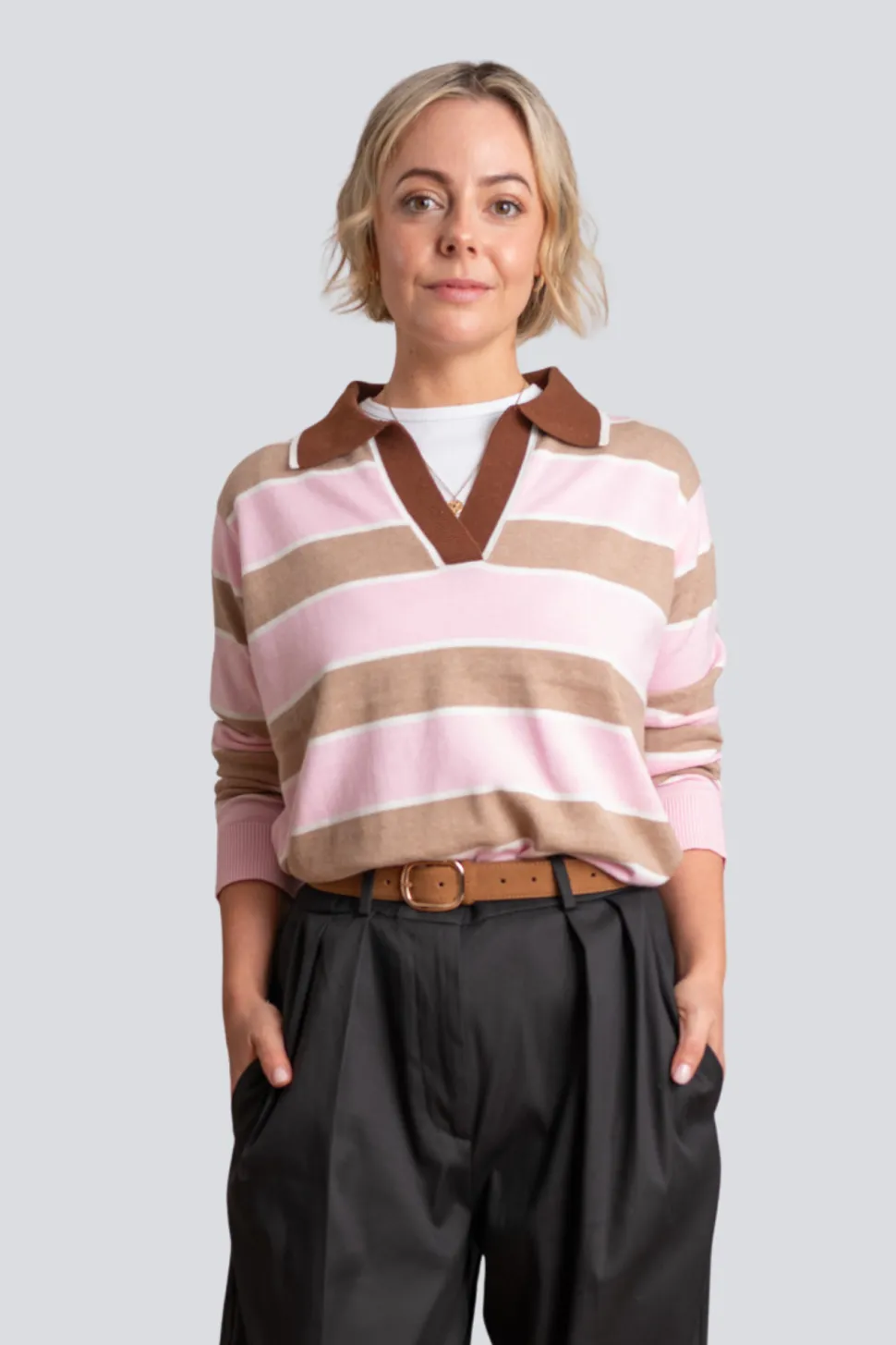 Maxted Stella Rugby Shirt - Pink