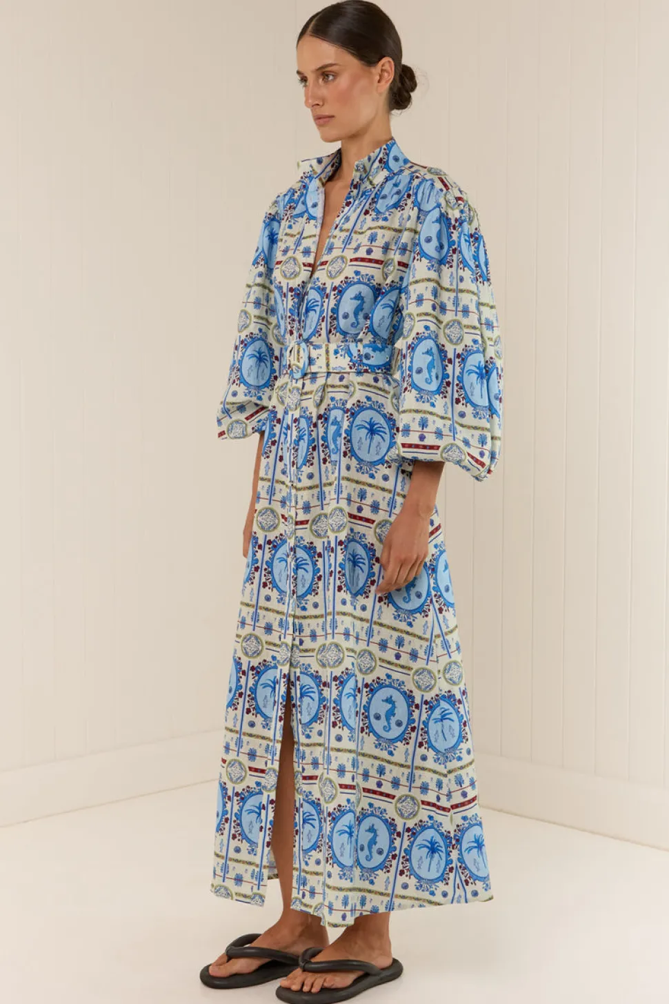 Palm Noosa Noddy Dress - Lagoona Tile