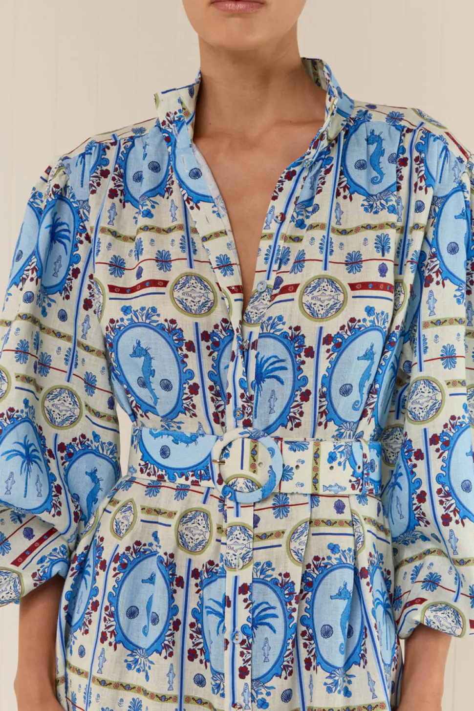 Palm Noosa Noddy Dress - Lagoona Tile
