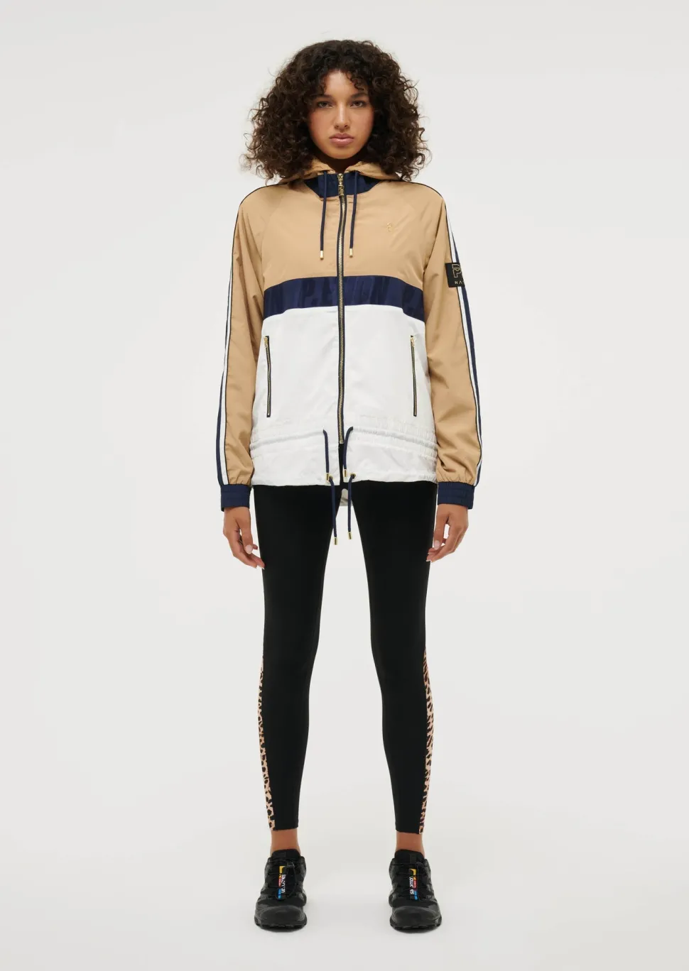 P.E Nation Cropped Man Down Jacket - Optic White