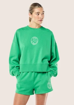 P.E Nation Exposition Sweat - Washed Kelly Green
